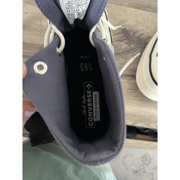 Converse Chuck 70 Utility Hybrid High Top Sneakers Fusion Steel Egret Mens 9.5 - Picture 4 of 11